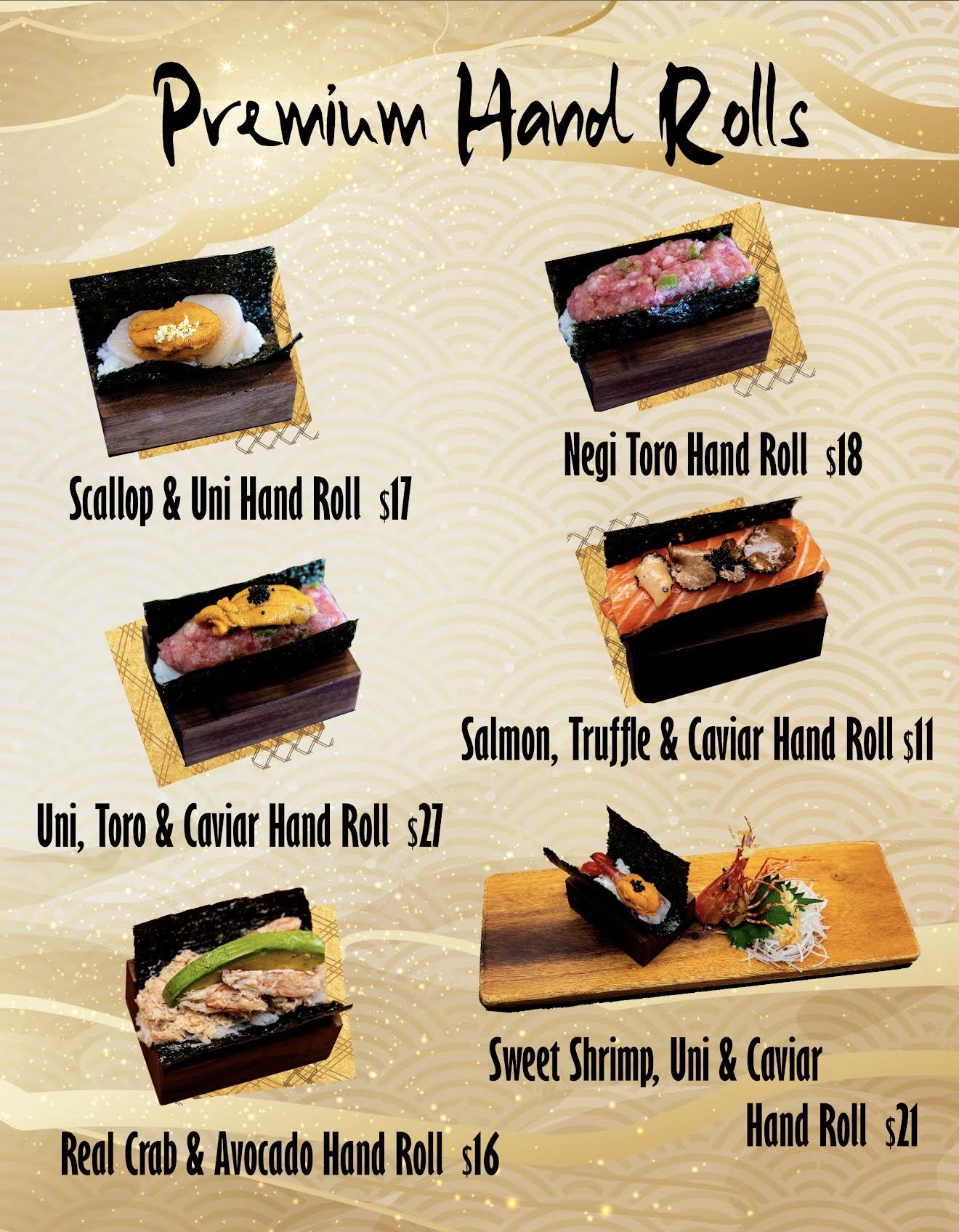 Negi Toro Hand Roll