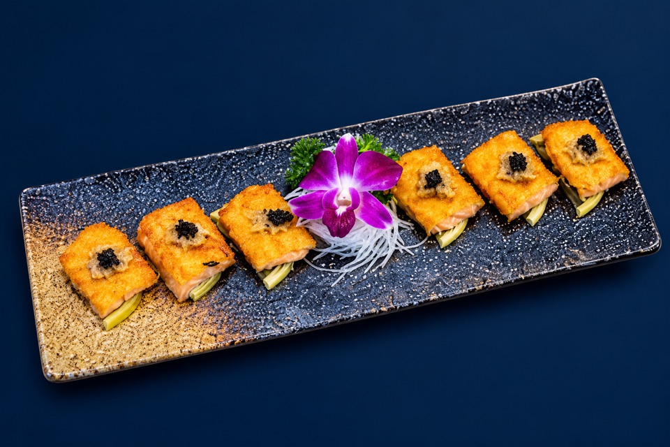 Deep Fried Salmon with Truffle