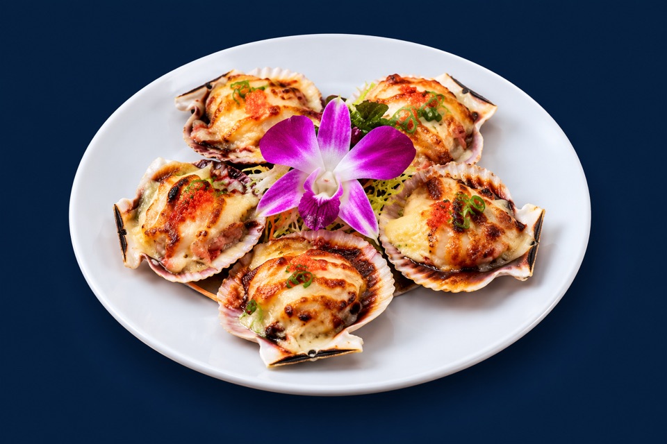 Baked Pink Scallop